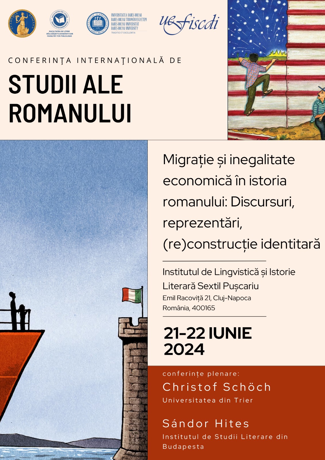 Conferința internațională de Studii ale Romanului. Migrație și inegalitate economică în istoria romanului: Discursuri, reprezentări, (re)construcție identitară